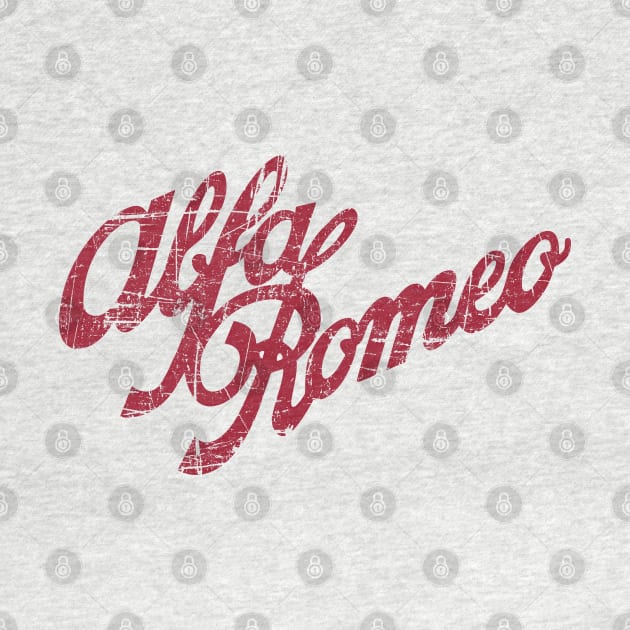 Alfa Romeo Script (visit:  fmDisegno.redbubble.com for full range) by fmDisegno